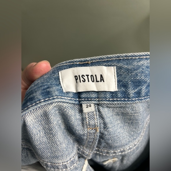 NWT PISTOLA Wes High Rise Barrel Jeans in Clever - Picture 12 of 15